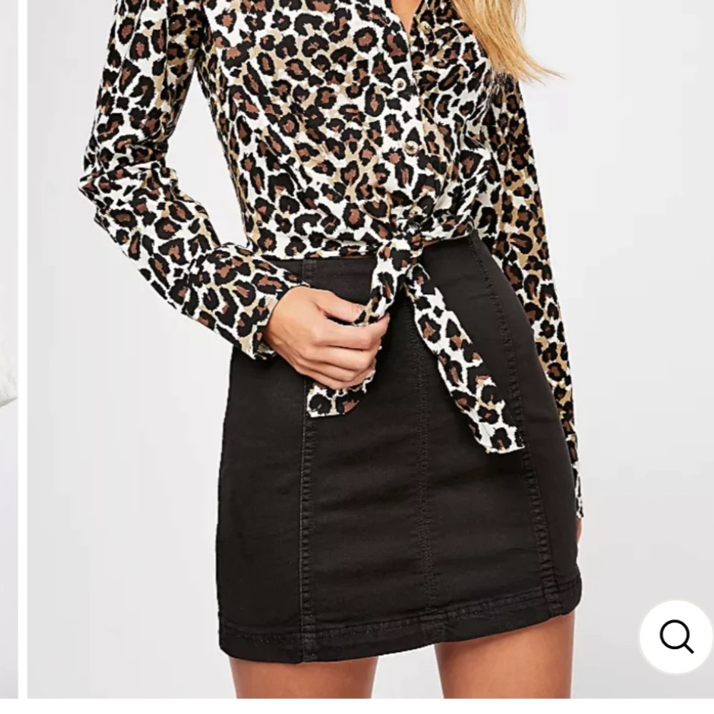Free People Modern Femme Mini Skirt